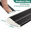 Weather Stripping Door Seal, 118 inch Wedge Seal Strip for