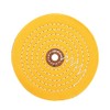 SCOTTCHEN Buffing Polishing Wheel 6 inch Treated Yellow Cotton Medium(42 Ply) with 1/2 inch Arbor Hole For Bench Grinder - 1 Pack