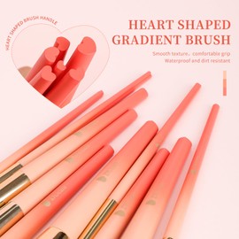 DUcare 14-piece make-up brush set, cosmetic brush, make-up brush set with gift box, perfect Valentine's Day/Mother's Day/Birthday gift