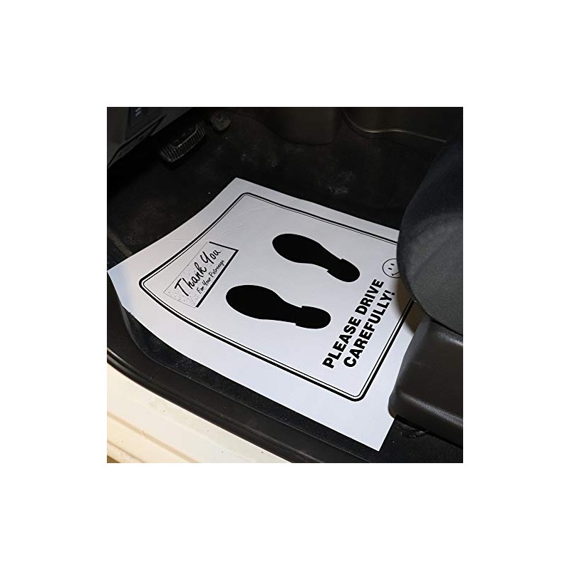 Paper Floor Mats - Thanks for Coming in (250 Pack)