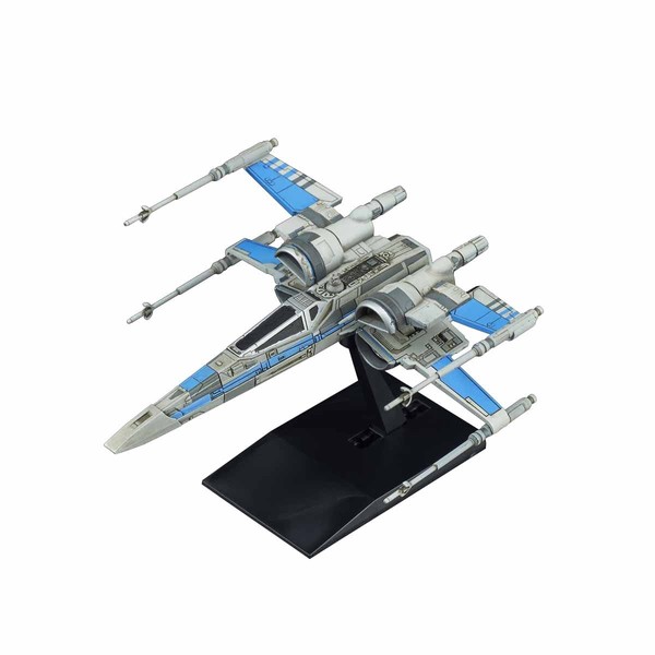 Star Wars: Beagle Model 011 Last Jedi X - Wing Fighter Resistance Blue Squadron Plastic Model