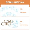 KALLORY Detachable Purse Chain Link Acrylic Chain for Handbag Bag