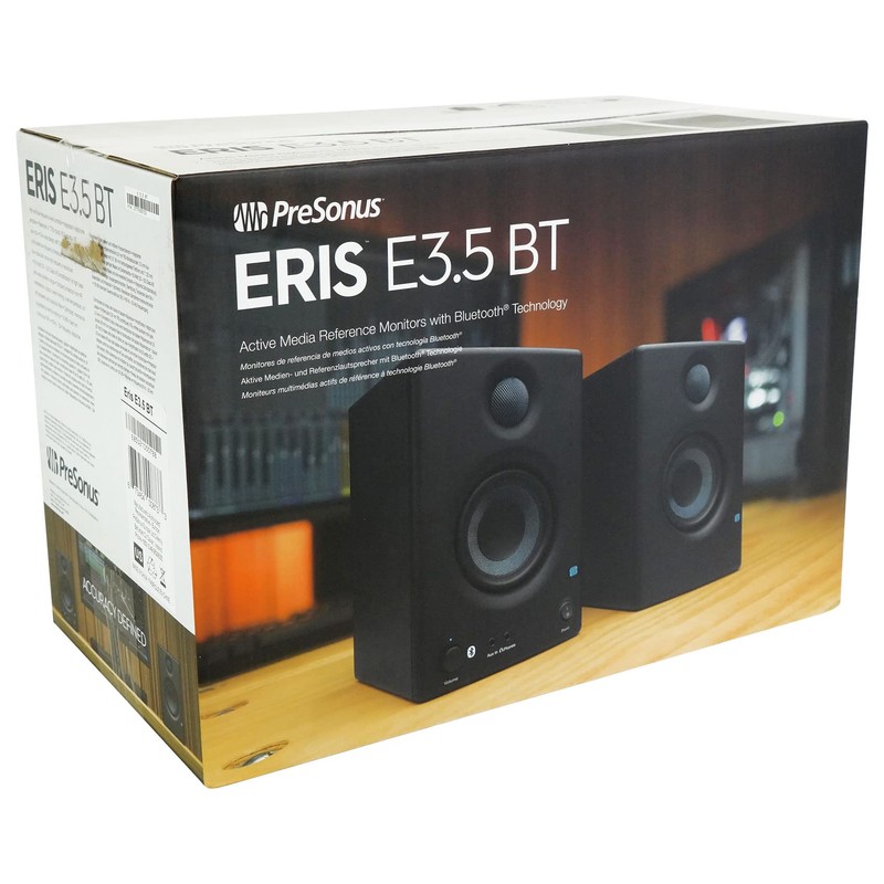 PreSonus Eris E3.5 BT-3.5" Near Field Studio Monitors with Bluetooth