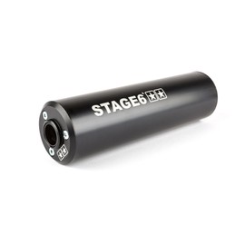 Rear Silencer Stage6 50 - 80cc Mounting Right Black