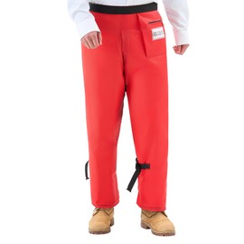 Happybuy Apron Style Chainsaw Chaps, Class C, 8 Layers Chainsaw Pants with Adjustable Belt & Gear Pocket, Chain Saw Chaps, Chainsaw Safety Equipment for Loggers Forest Workers, Medium