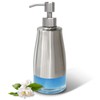 AUMIO Dish Soap Dispenser with Stickers, Stainless Steel Body &