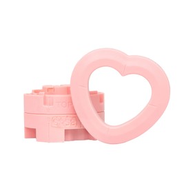 We R Memory Keepers - Inserciones de botón para presionar (58 mm), incluye materiales para 5 botones de corazón (58 mm) para crear botones personalizados para mochilas, bolsos, bolsos, alfileres,