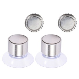 Cabilock 2 Sets of Soap Dish Soap Dish Suction Magnetic Soap Holder Stainless Steel Soap Holder for Bathroom and Kitchen Random Style