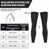 qualidyne Cycling Leg Warmers Fleece Lined Thermal Long Bike Leg