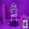 Anime LED Night Light 3D Night Light Character Lamp USB