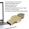 USB Flash Disk Portable Waterproof Metal 2.0 Drive Storage Memory