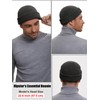 choshion Wool Short Fisherman Beanie for Men Women, Double Cuffed