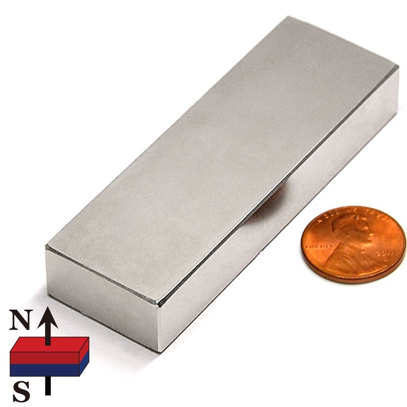 Super Strong Neodymium Magnet Grade N52 3x1x1/2" CMS Magnetics®