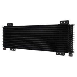 40k Transmission Oil Cooler LPD47391, Heavy Duty 40,000 GVW Max, Low Pressure Drop, Compatible with Tru-Cool,Includes Mounting Hardware-Ideal for Heavy Vehicles,40,000 GVW transmission cooler (black)