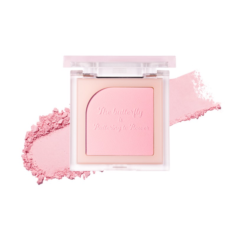mude. Flutter Blusher 6 Options To Choose - 08 Rose