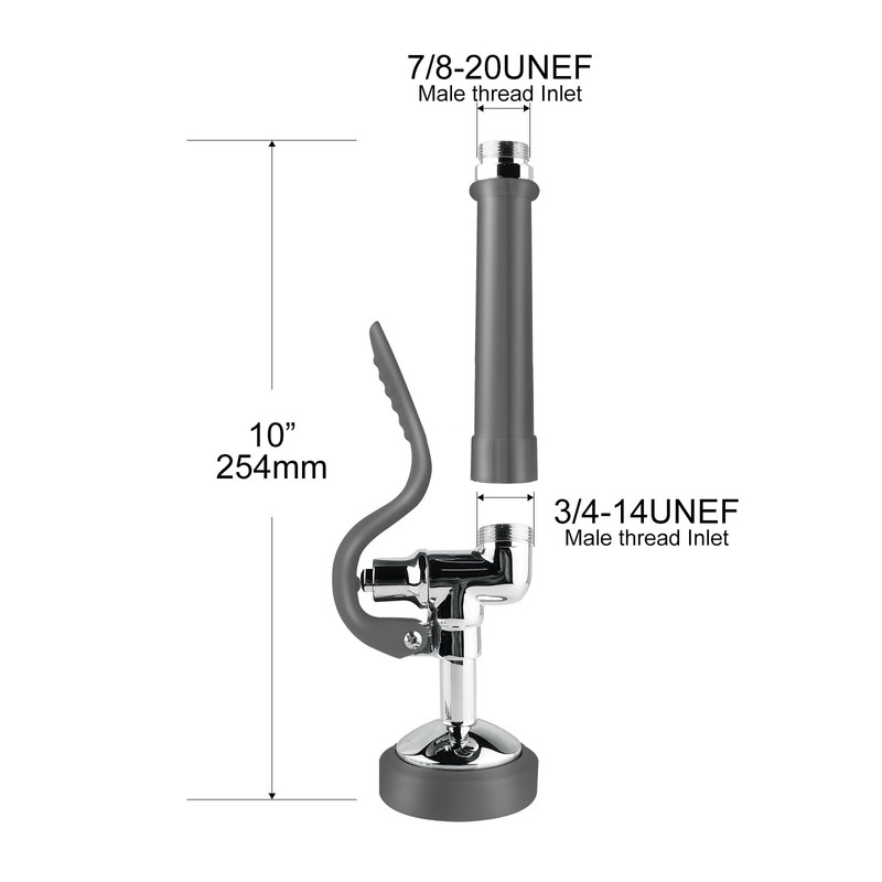 Pre Rinse Sprayer Sink Sprayer Replacement Spray Valve for Commercial