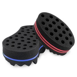 2pcs Hair Sponge Twist Comb, Hair Sponges for Men Curls and Natural Hair Women, Sponge Brush for Hair, Twist Brush and Curl Comb, Hair Twist Tool