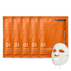 momgdero Face Pack, Sheet Mask, Individually Wrapped, 1.0 fl oz (30 ml), Ceramic, Azelic Acid, Hyaluronic Acid, Moisturizing, Moisturizing, Firm, Dry Skin, Mixed Skin, Botanical, Sauna, Carry After