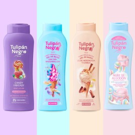 Tulipan Negro 4-Pack Shower Gel & Body Lotion Set – Scented Daily Care