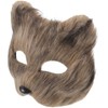 Alipis Mask Plush Cat Fox Mask Realistic Cat Masks Stuff