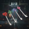 Fashion Cuqui Set of 4 Resident 2 Metal Keys -