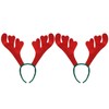 HIXNUG 2pcs Horse Christmas Headband Christmas Reindeer Antler Headband Xmas