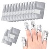Nagelfolien für Gelnägel mit Wattepads, Nagellackentferner für schnelles Soak-Off, 300