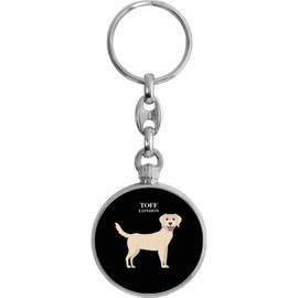 Toff London Golden Retriever Dog Keyring