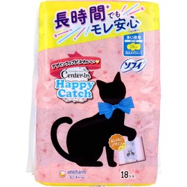 Center-in Happy Catch, For Many Nights, With Wings, Fluffy Type, Pack of 18