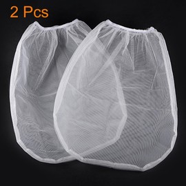 sourcing map 180 Micron Paint Screen Bag Fine Mesh Strainer with Elastic Opening for 5 Gallon Buckets 2Pcs
