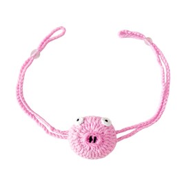 Sakinre Nose Warmer Reusable Nose Cover for Women Crochet Nose Protection Mask with Adjustable Ear Loops Keep Cold Nose Warm (Pig)