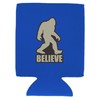 Bigfoot Believe Collapsible Can Coolie Royal Blue