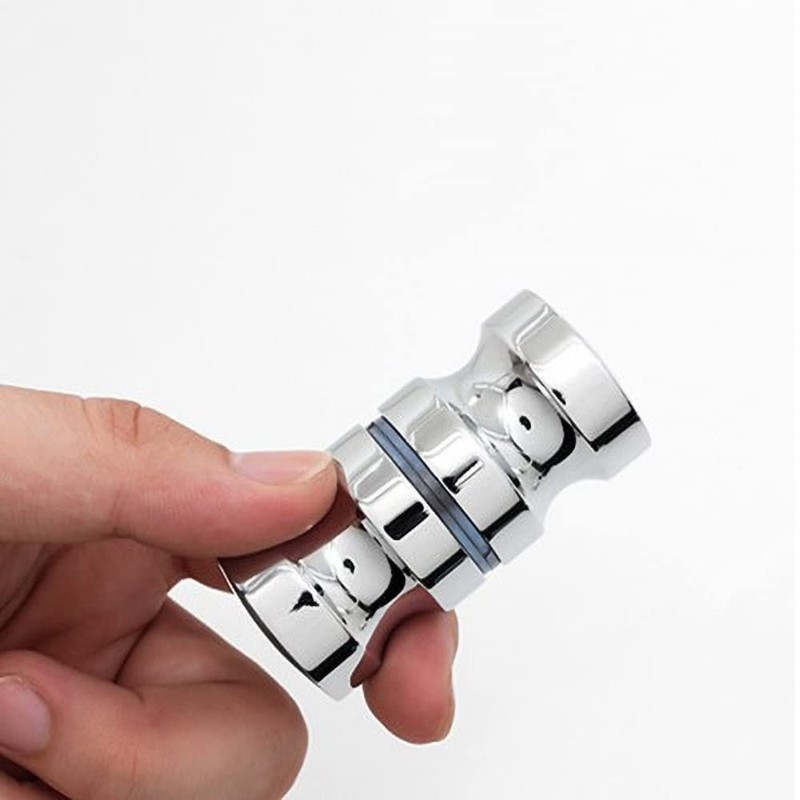 YIDELAI-Glass Door Handle, 2.4 inch Aluminum Alloy Single Hole Handle,