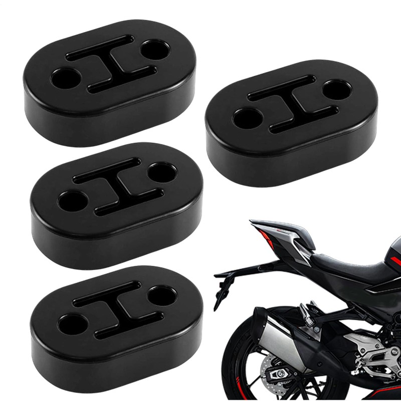 Exhaust Hanger Kit | Shock-Absorbing Double-Hole Exhaust Bracket | Anti-ScratchAutomotive