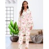 EPLAZA Silk Pajamas for Women Satin Pajamas Set 5 Pcs