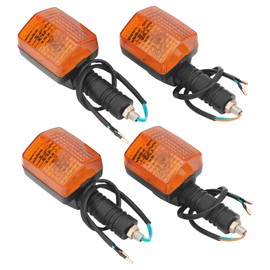AHL 2 pair Turn Signal Indicator Light 5Y1-83310-70-00 1AE-83310-70-00 Compatible with Yamaha DT200 1988/TW200 TW200E 1987/1989-1992 1994-1996 1998-2000/XT250 1984