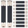 SHINEOFI 20pcs Flexible Frame Kiss Buckle DIY Bag Flex Frame