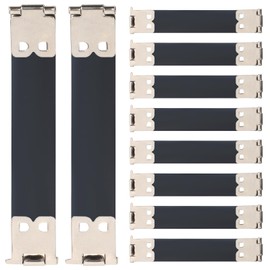 SHINEOFI 20pcs Flexible Frame Kiss Buckle DIY Bag Flex Frame Metal Internal Flex Frame Purse Flex Frames Silver Handbag Metal Wallet Coin Purse Bag Spring Clip Shrapnel Clip Iron Hardware