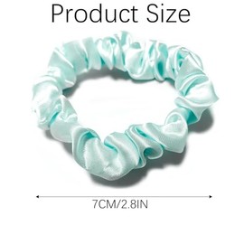 20pcs Ligas Elásticas Para Cabello Scrunchies De Satén,Gomas pelo A