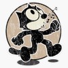 Vintage Felix The Cat Waterproof Vinyl Window Bumper Sticker Decal