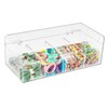 JessLab Hair Accessories Organizer for Girls, Acrylic Hair Bow Tie