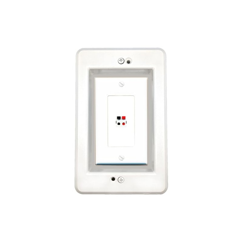 RiteAV 1 Port in-Wall Cable Management Kit Recessed Outlet Speaker