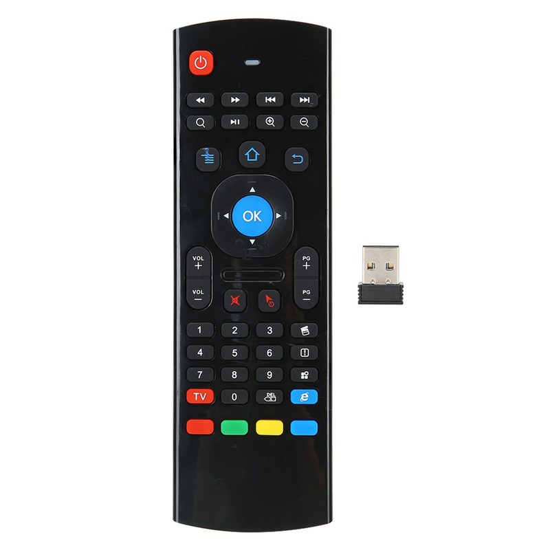 MX3 2.4G Wireless Air Fly Mouse Motion Sensing Infrared Remote