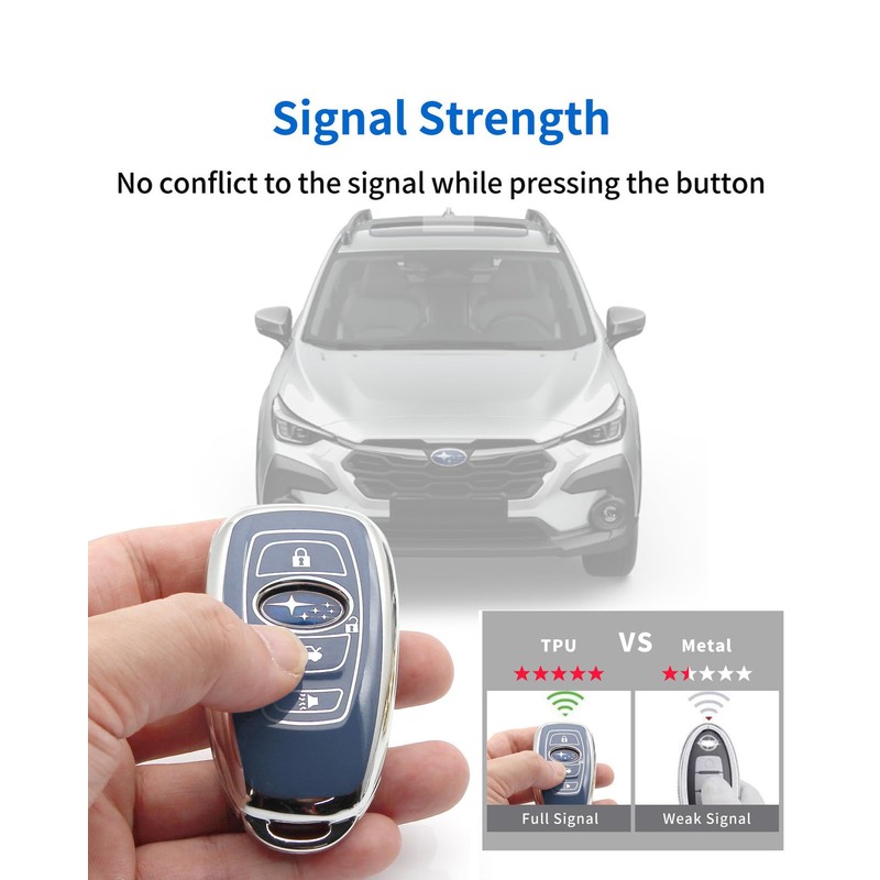 HAOYOUMEI Advanced Soft TPU 4-Buttons Key Cover is Compatible with