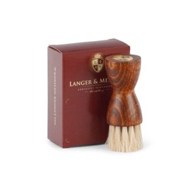 Langer & Messmer Dauber Brush | Applicator Brush | Crucible Brush | Shoe Brush from 100% Horsehair To Apply Shoe Care Products Onto The Shoe - Bright