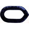 DARK BLUE Velvet Masonic Chain Collar Lining Backing