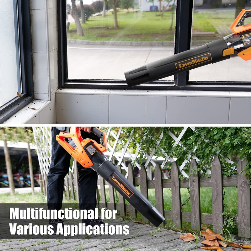 LawnMaster CLBL4016A Cordless Leaf Blower 40V Max with 2.0Ah,Battery Powered