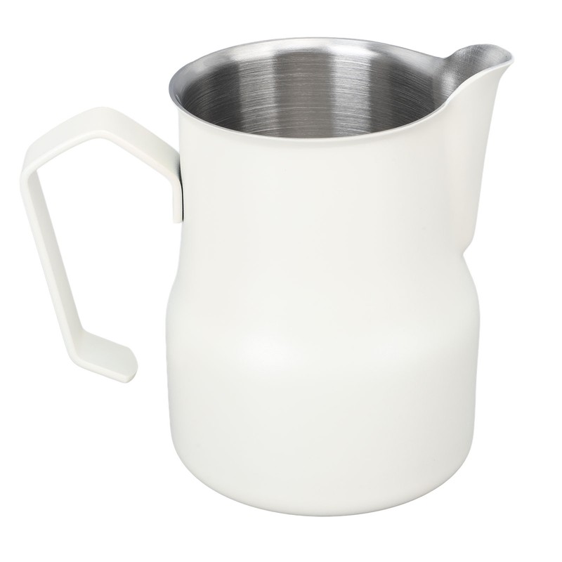 Milk Frother Cup 350ml 304 Stainless Steel Pointed Mouth Foaming