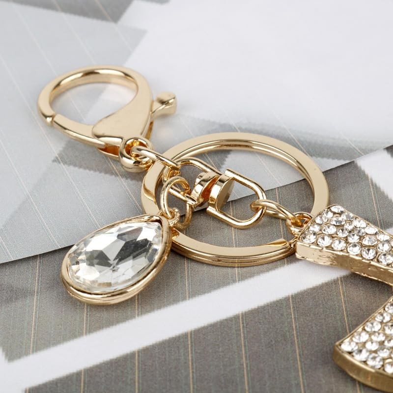 Holy Cross with Rhinestone Sparkling Charm Blingbling Keychain Crystal Pendant