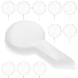 BESTonZON 100 PCS 8 Inch Clear Bobo Balloons - Transparent Party Balloons for Stuffing and Decorating Weddings, Birthdays, Baby Showers, and Festivals, Ideal for Indoor and Outdoor Use